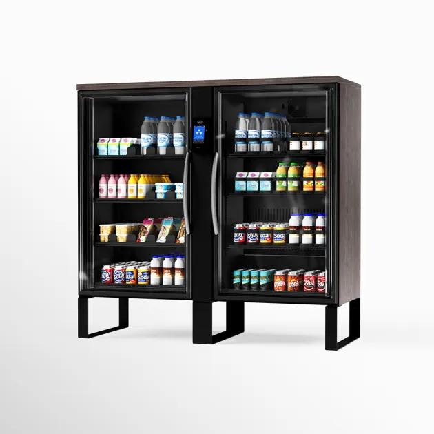 365 retail markets stockwell 2.0 smart retail cabinet dual climate